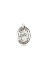 Bliss St. Monica Medal - Sterling Silver, Oval Patron Series