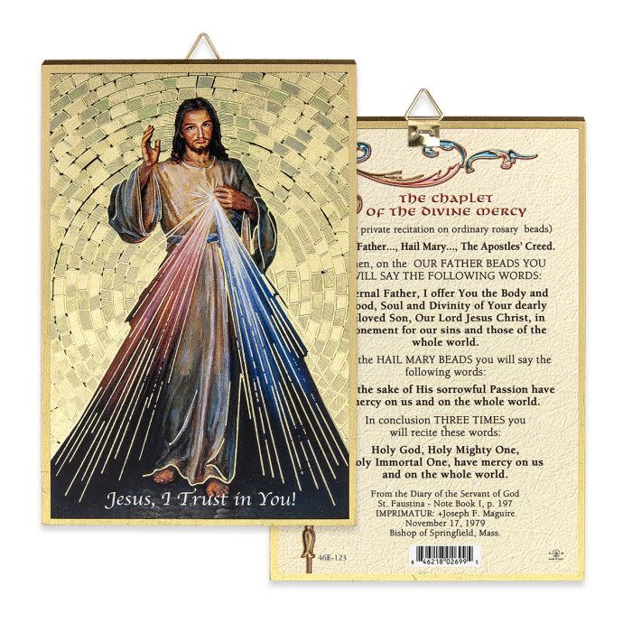 Mosaic Plaque - Divine Mercy (4x6") - Reilly's Church Supply & Gift ...
