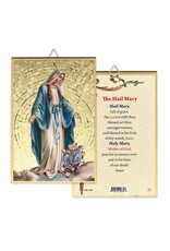 Hirten Mosaic Plaque - Our Lady of Grace, Miraculous Medal (4x6")