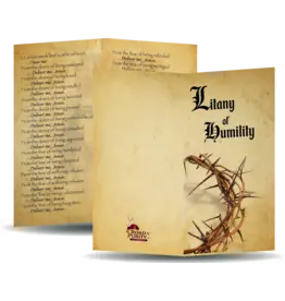 Road to Purity Litany of Humility Prayer Card