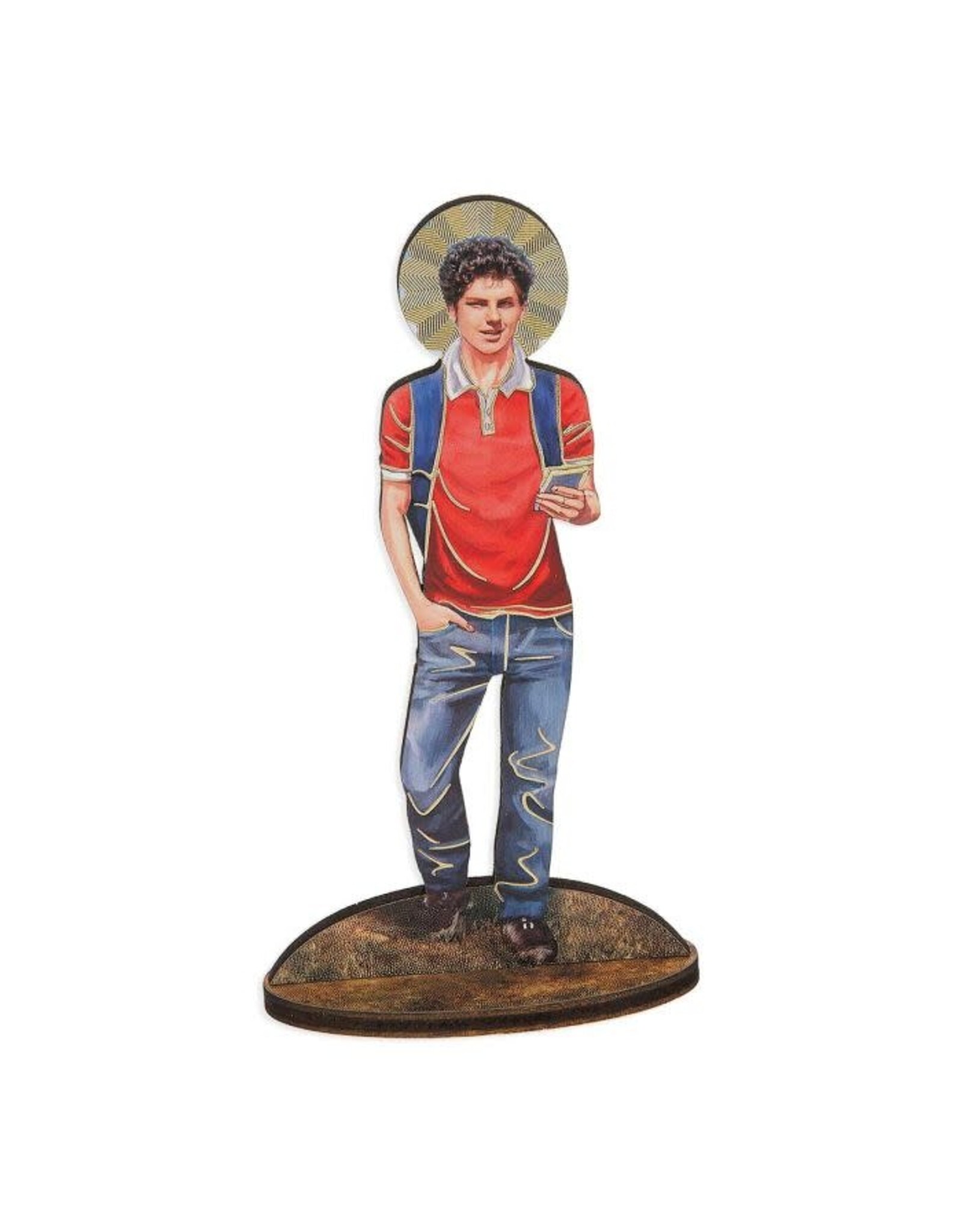 Hirten Carlo Acutis Laser Cut Wooden Statue (6")