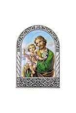 Hirten Plaque - St. Joseph (2-3/4 x 2")