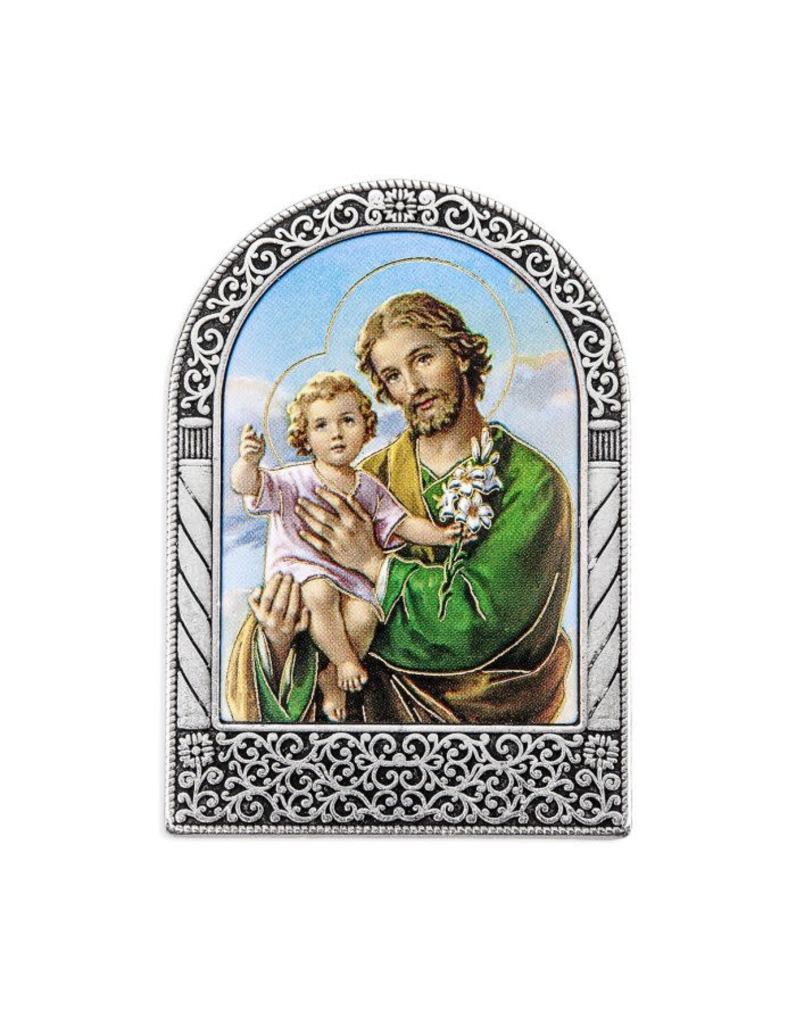Hirten Plaque - St. Joseph (2-3/4 x 2")