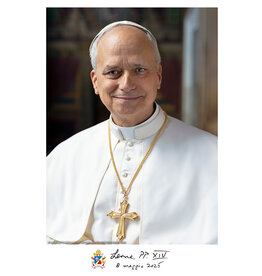 Nelson Art Classroom Poster - Pope Leo XIV Official Portrait (13 x 19")