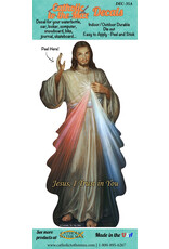 Nelson Art Decal/Sticker Divine Mercy 6"