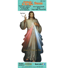 Nelson Art Decal/Sticker Divine Mercy 6"