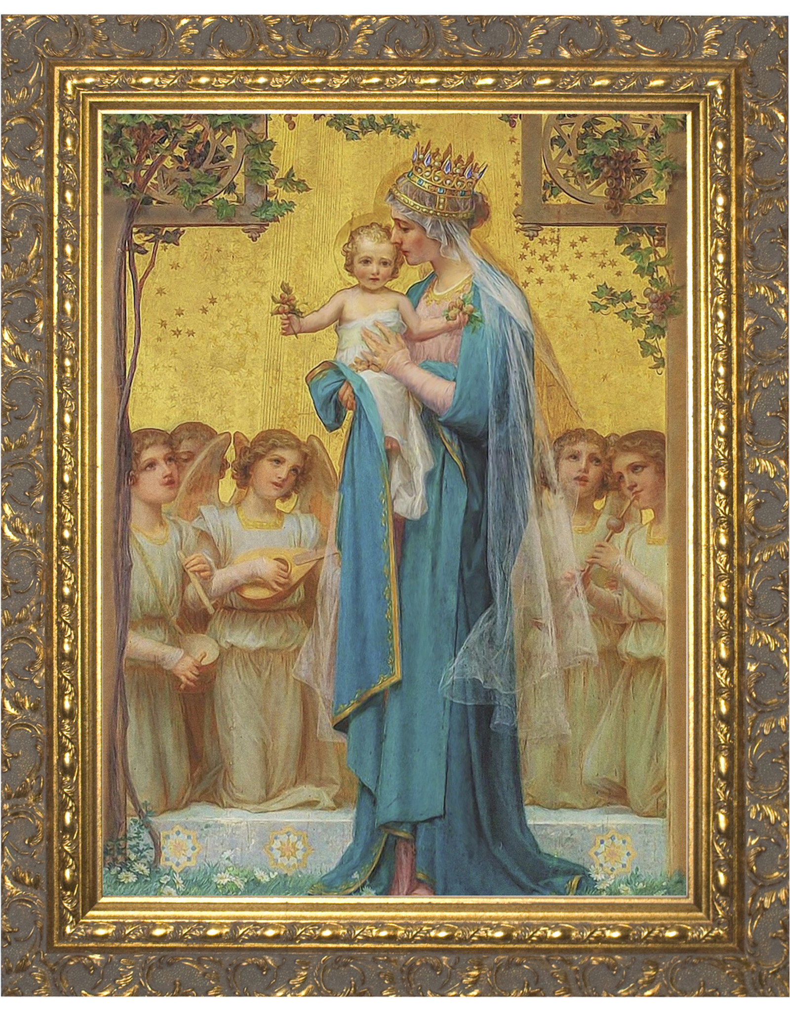 Nelson Art Madonna and Child by Enric M. Vidal Ornate Gold Framed Art Picture 8x10