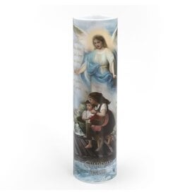 Saints Gift Collection LED Candle with Prayer - Guardian Angel