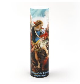 Saints Gift Collection LED Candle with Prayer - St Michael