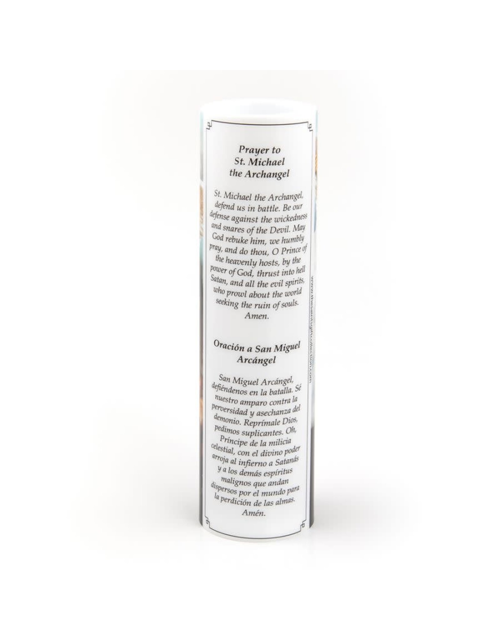 Saints Gift Collection LED Candle with Prayer - St Michael