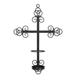 Saints Gift Collection Trinity Wall Sconce (For LED Prayer Candle)