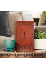 Catholic Bible Press NABRE Large-Print Catholic Bible, Leather-Look Brown, Thumb Indexed