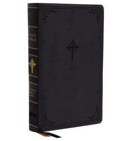 Catholic Bible Press NABRE Large-Print Catholic Bible, Leather-Look Black, Thumb Indexed