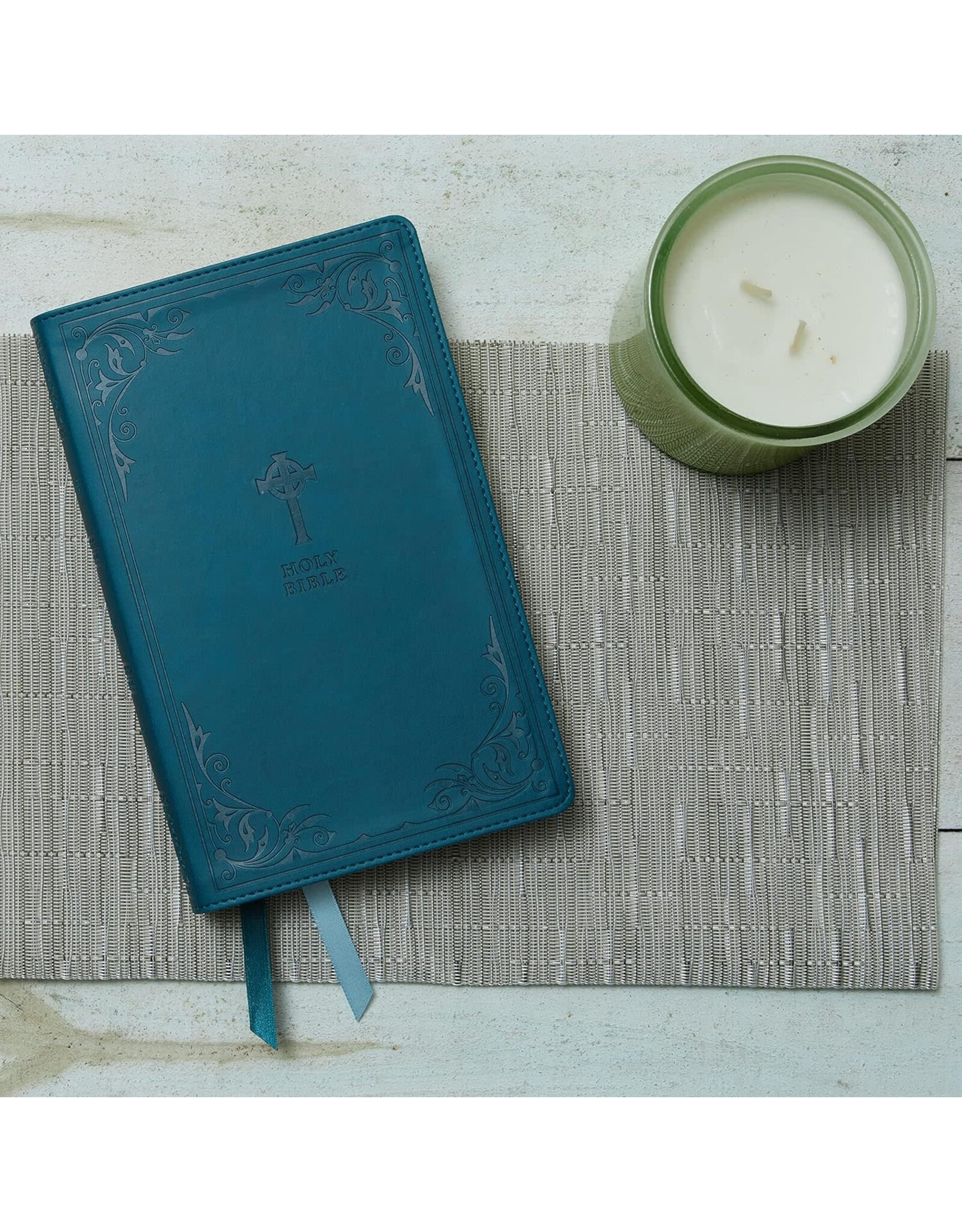 Catholic Bible Press NRSV Catholic Bible, Leathersoft Teal