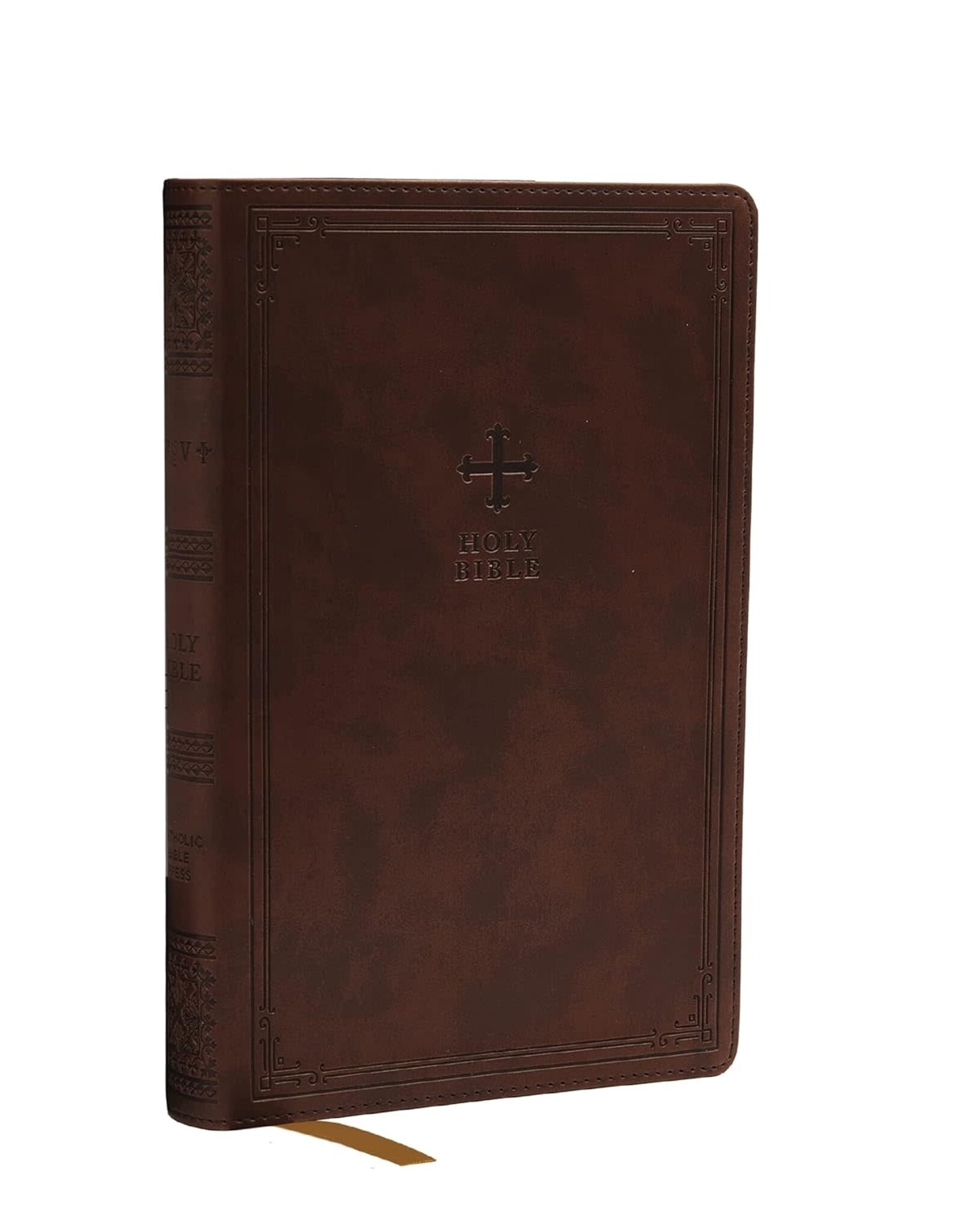Catholic Bible Press NRSV Catholic Bible, Leathersoft Brown