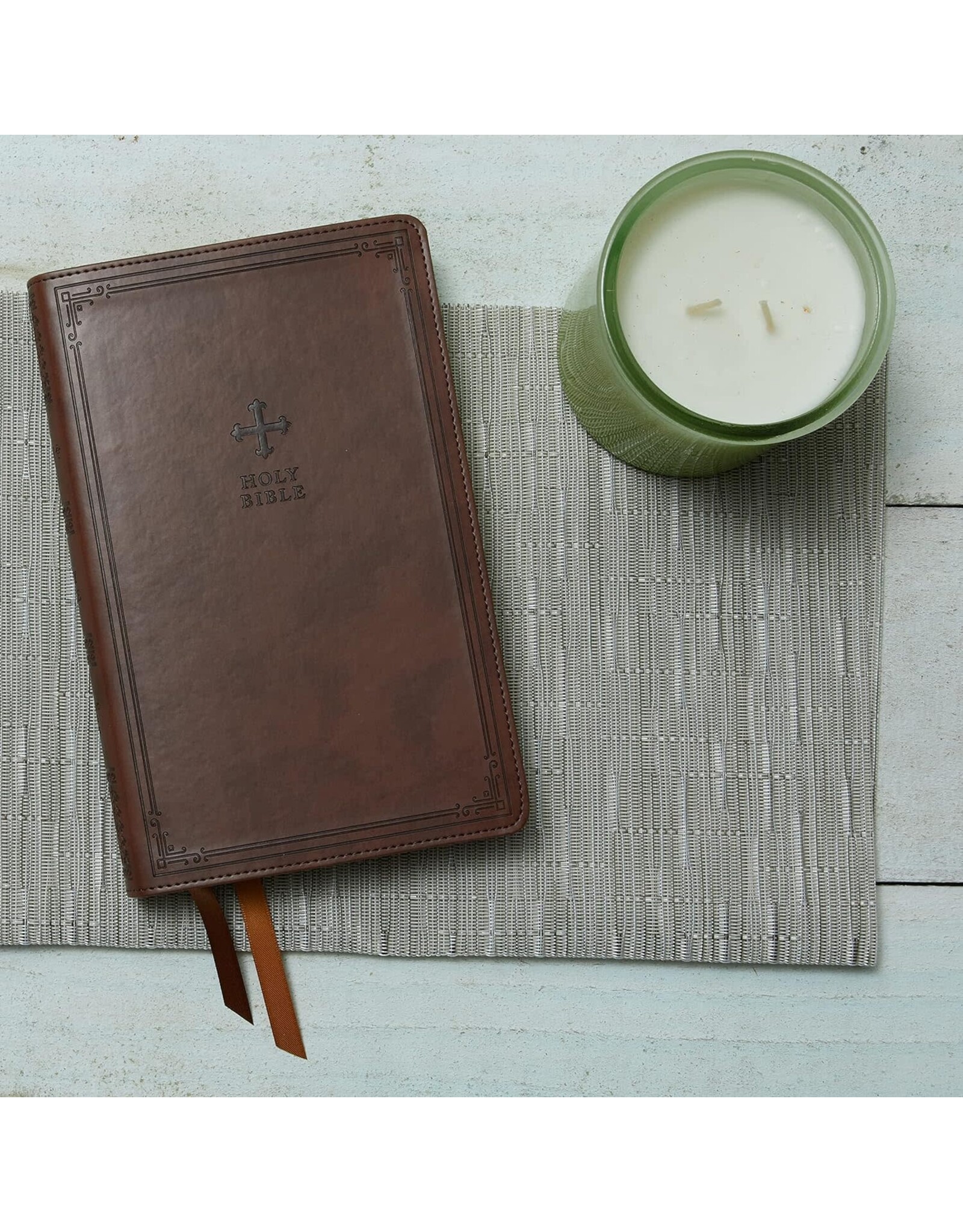 Catholic Bible Press NRSV Catholic Bible, Leathersoft Brown