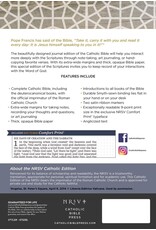 Catholic Bible Press NRSV Catholic Bible, Journal Edition, Hardcover Blue