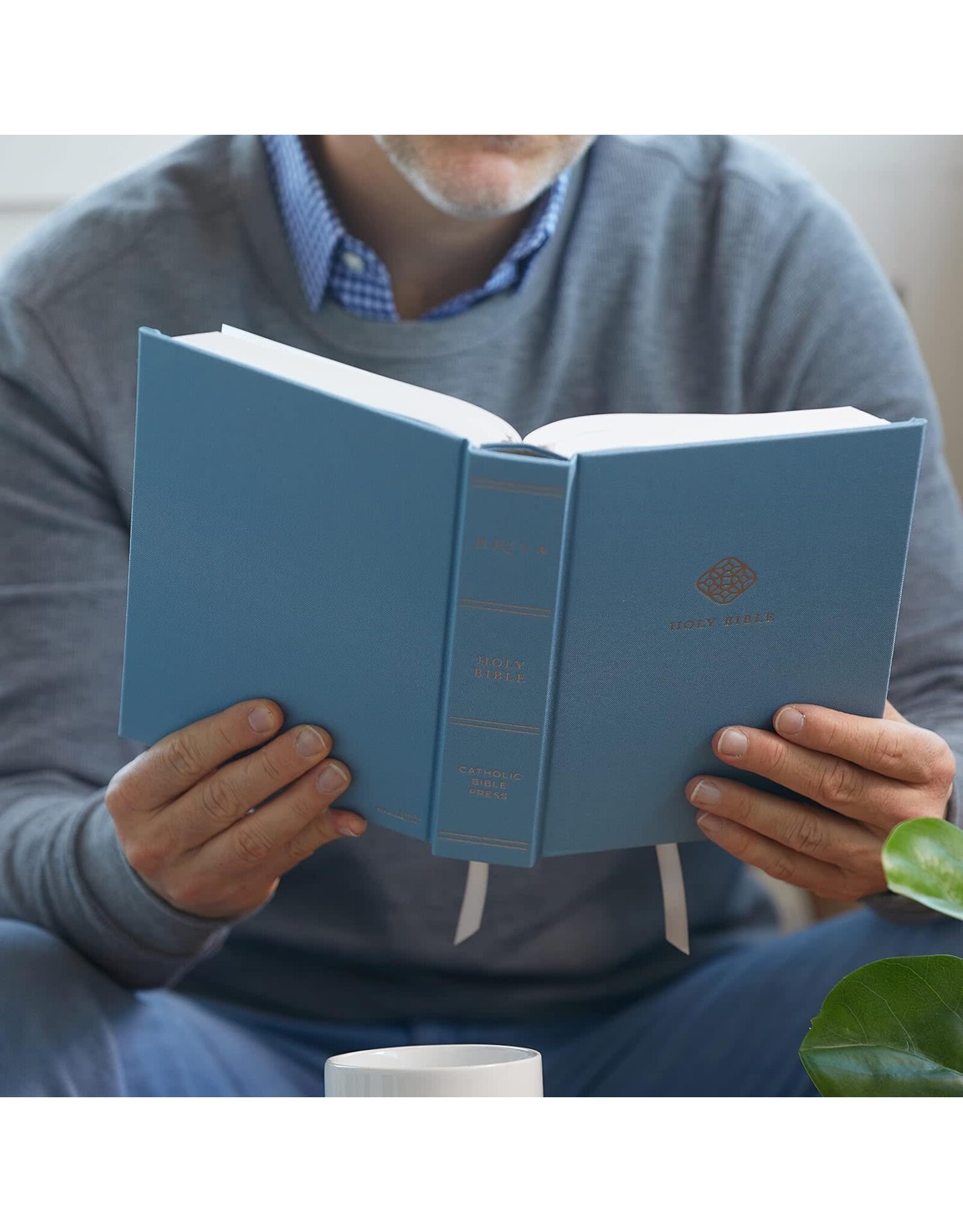 Catholic Bible Press NRSV Catholic Bible, Journal Edition, Hardcover Blue