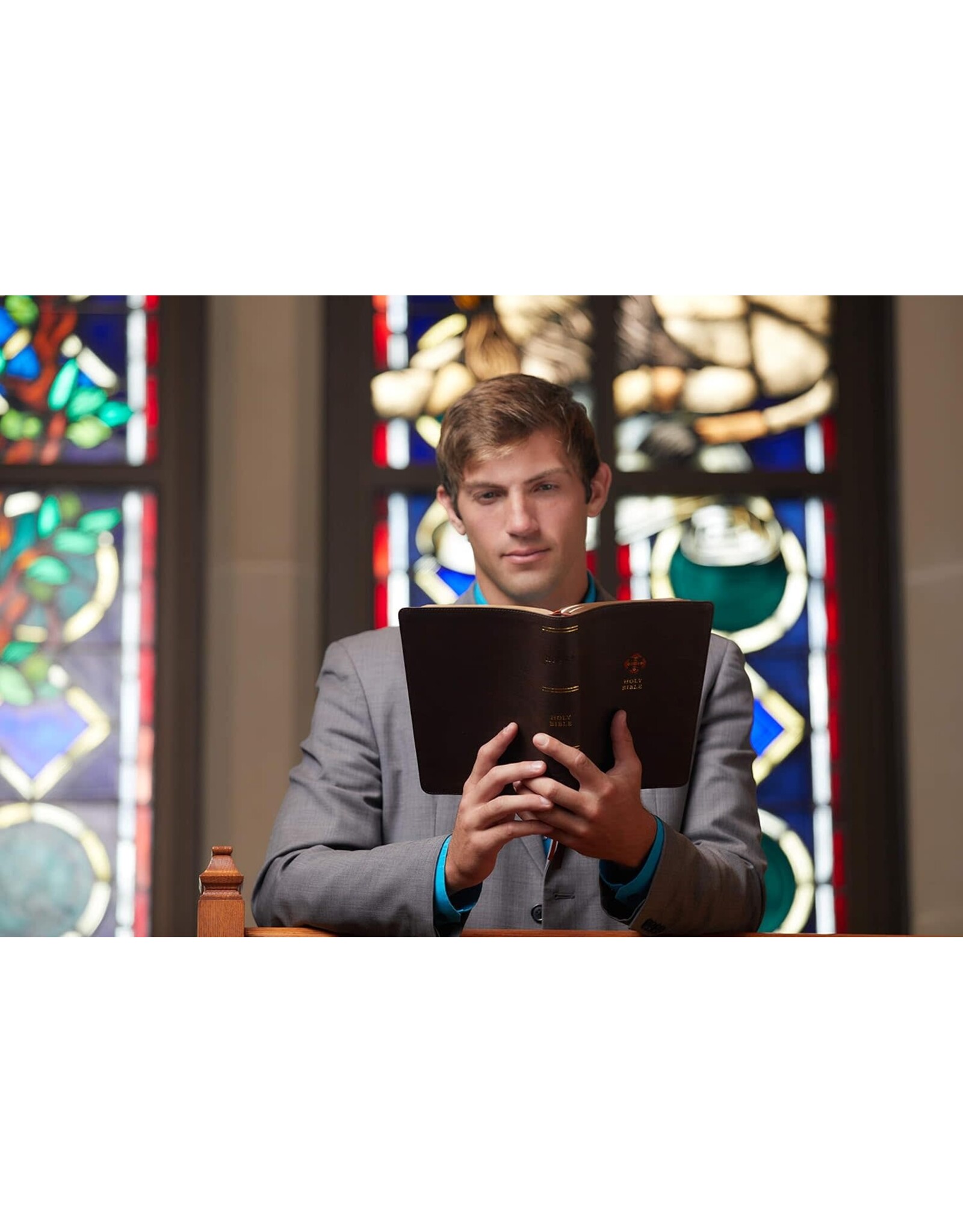 Catholic Bible Press NRSV Catholic Bible, Journal Edition, Leathersoft Brown