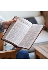 Catholic Bible Press NRSV Large-Print Catholic Bible, Leathersoft Brown