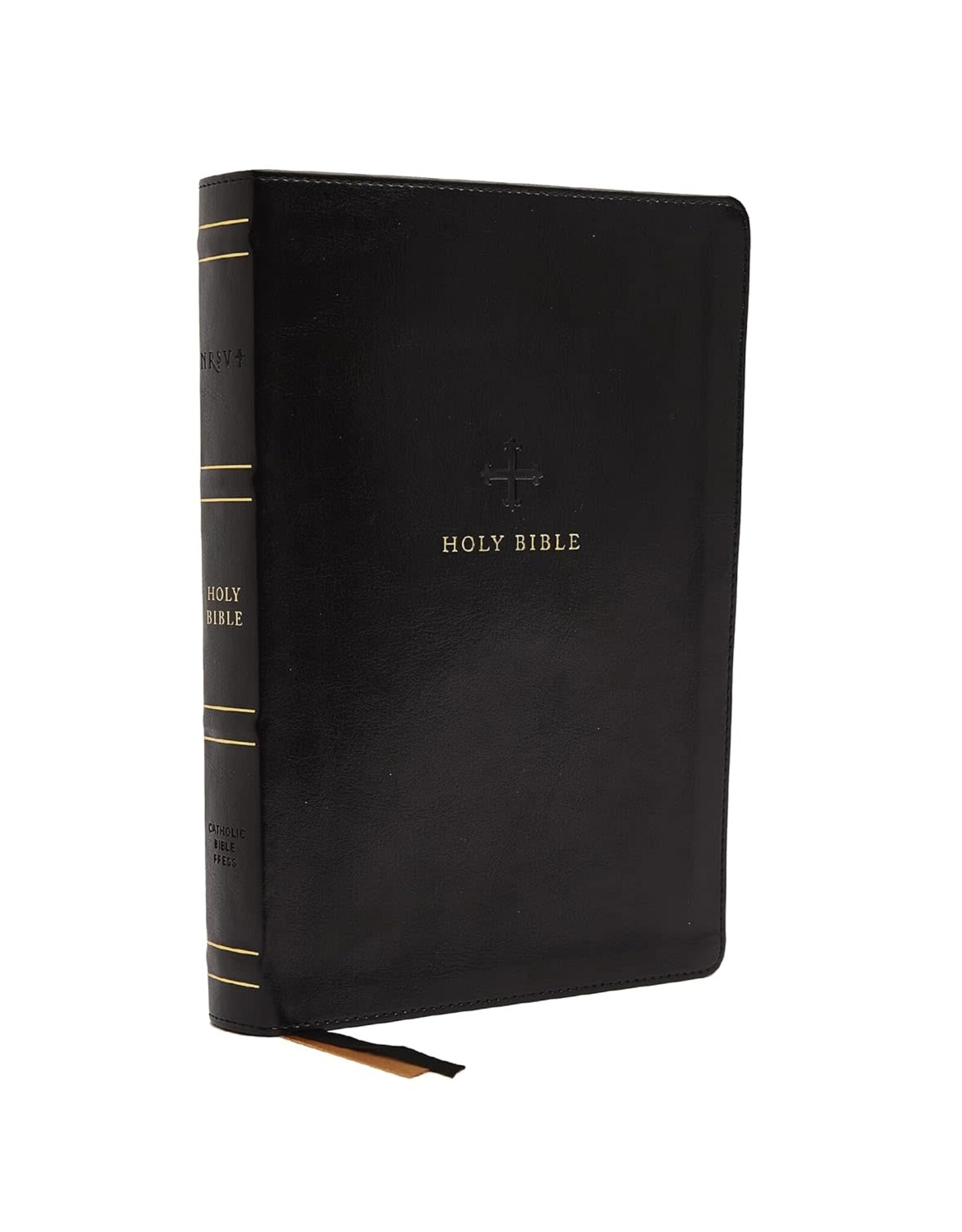 Catholic Bible Press NRSV Catholic Bible, Thinline, Leathersoft Black