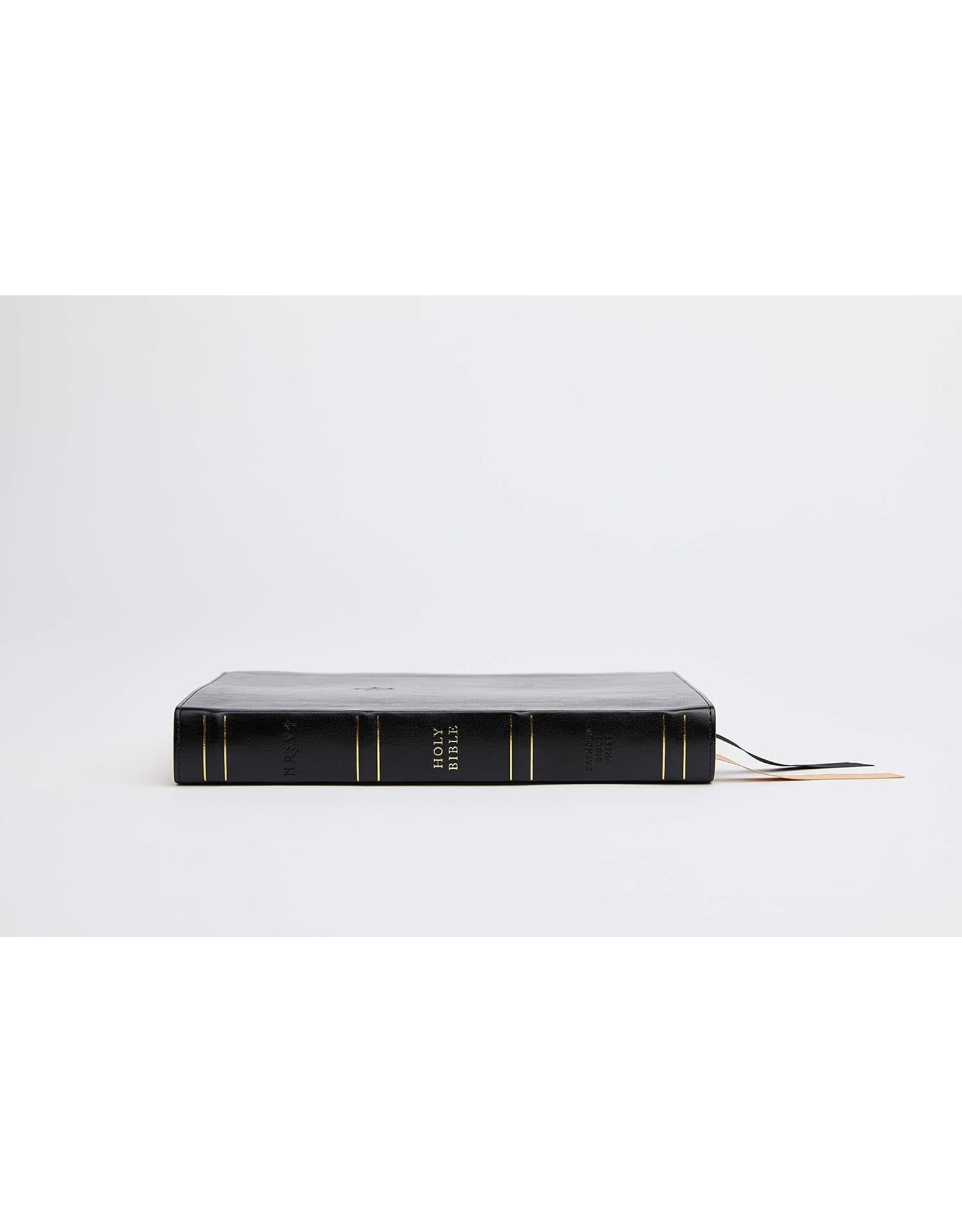 Catholic Bible Press NRSV Catholic Bible, Thinline, Leathersoft Black