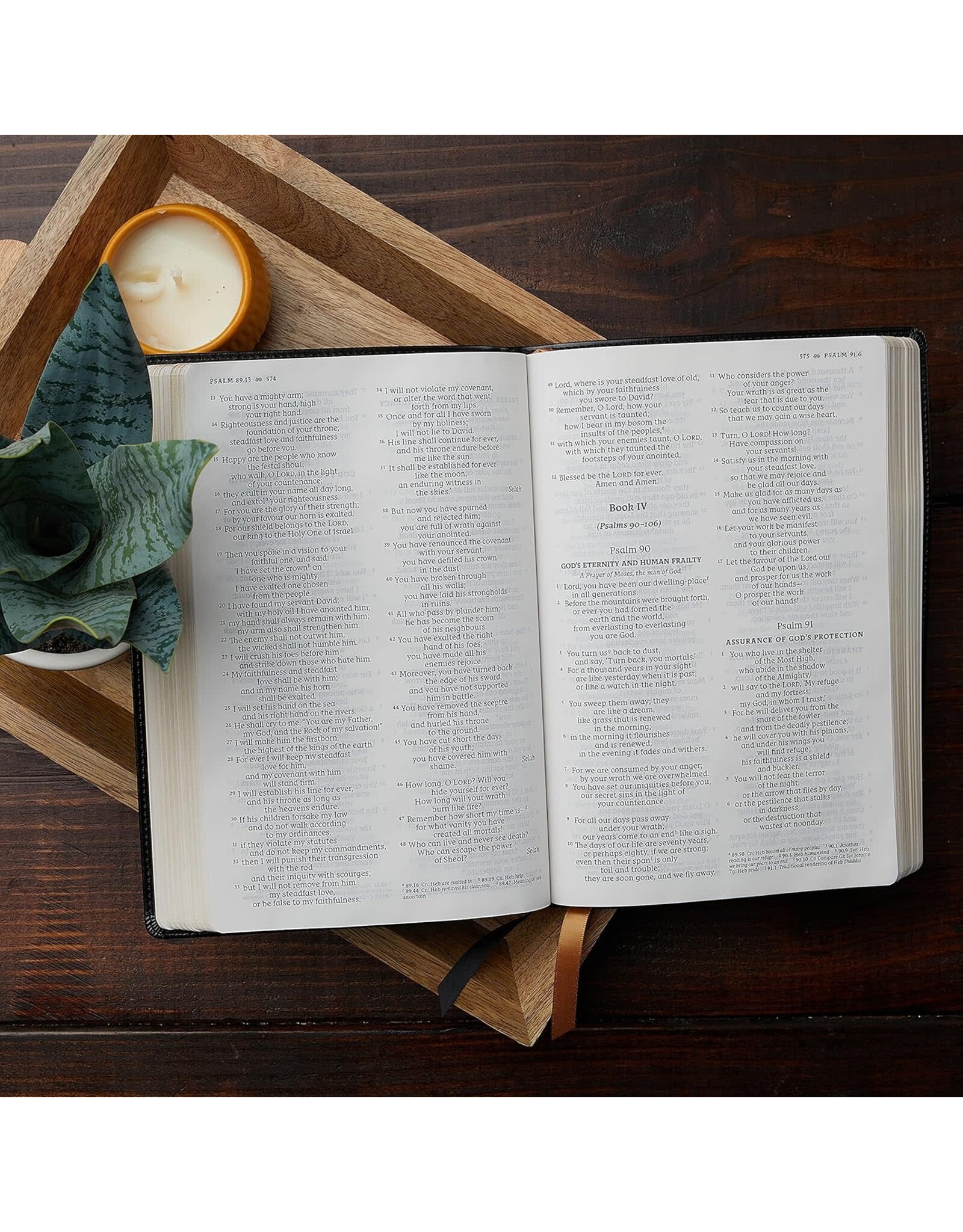 Catholic Bible Press NRSV Catholic Bible, Thinline, Leathersoft Black