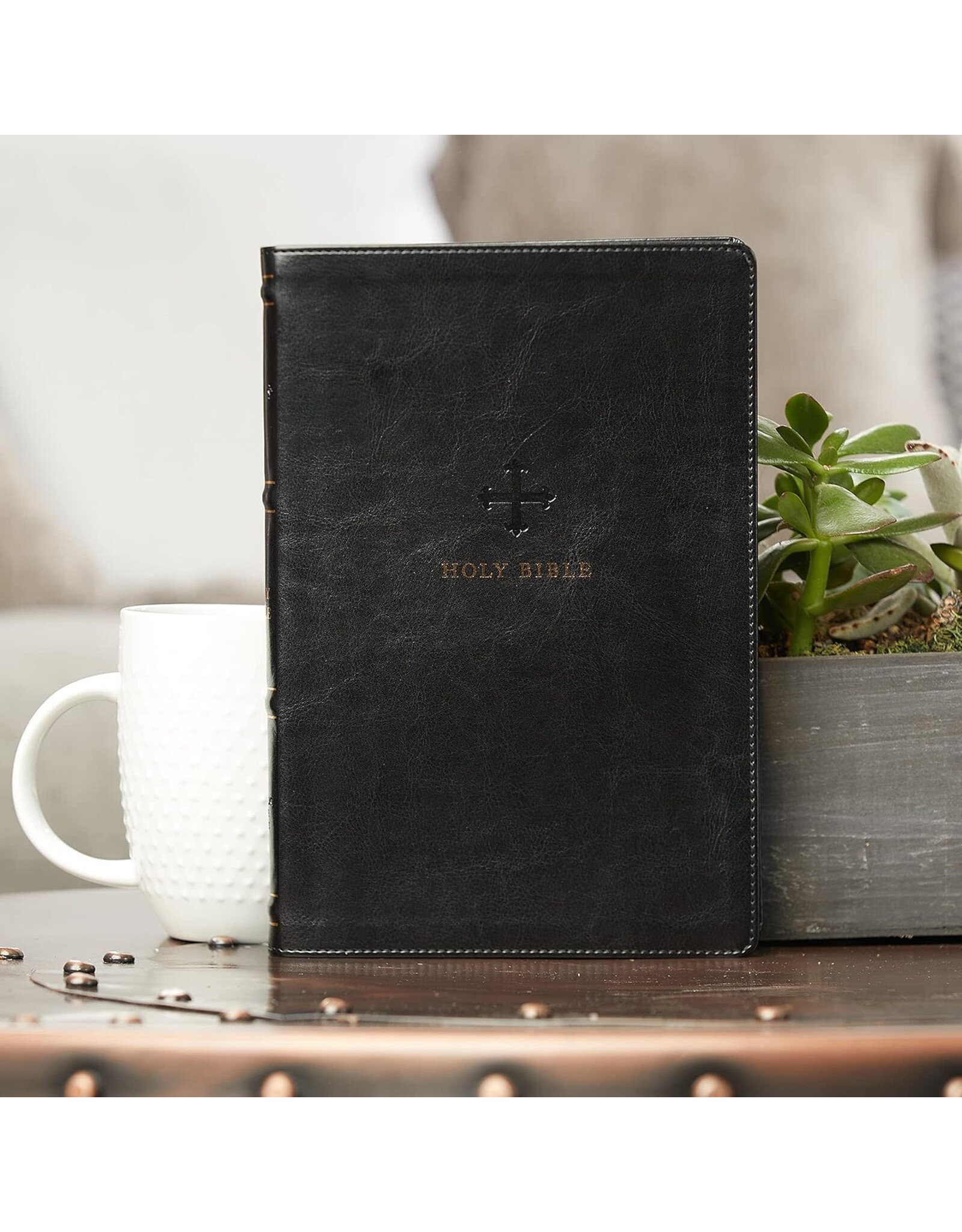 Catholic Bible Press NRSV Catholic Bible, Thinline, Leathersoft Black