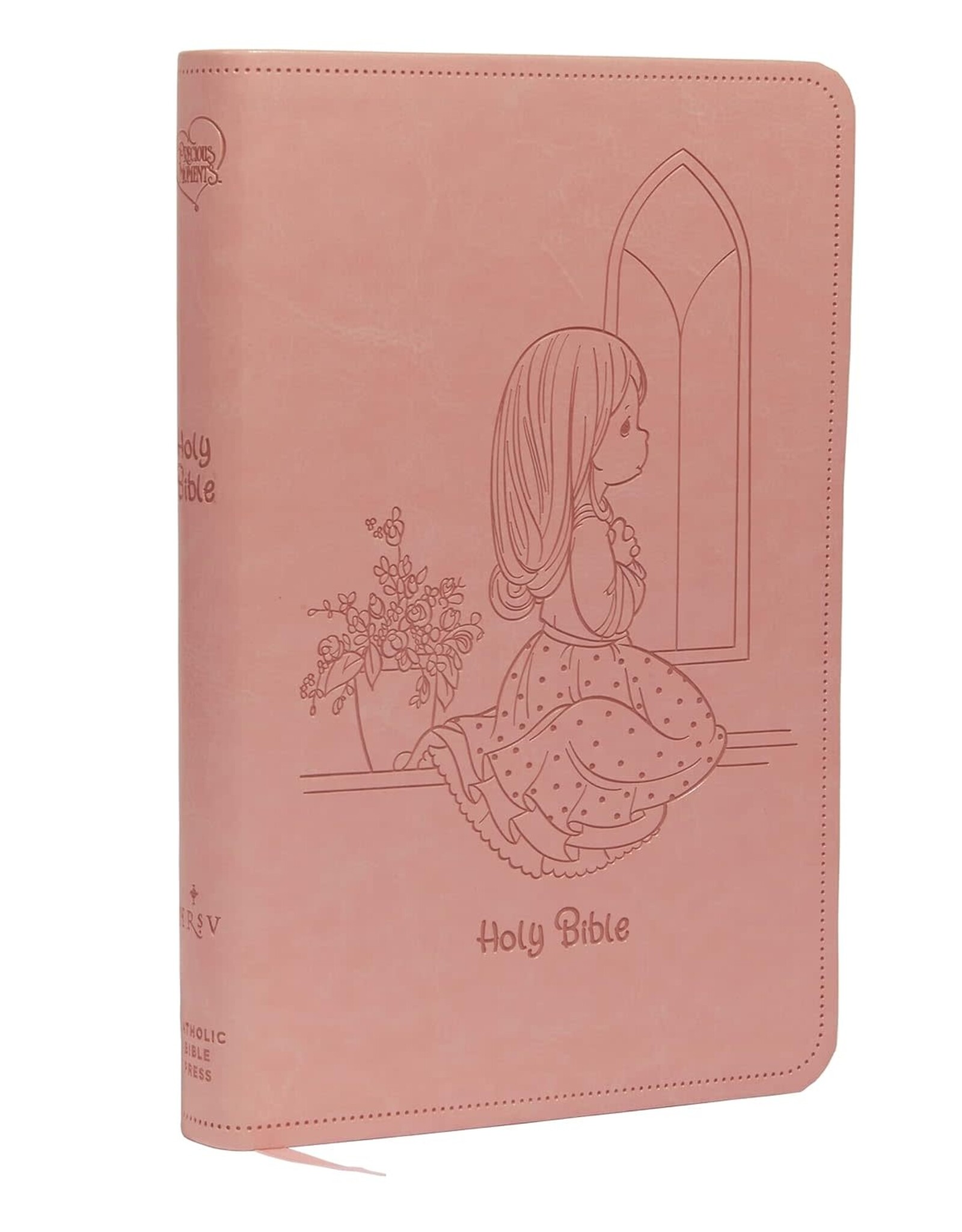 Catholic Bible Press NRSV Catholic Bible, Precious Moments, Pink Leathersoft