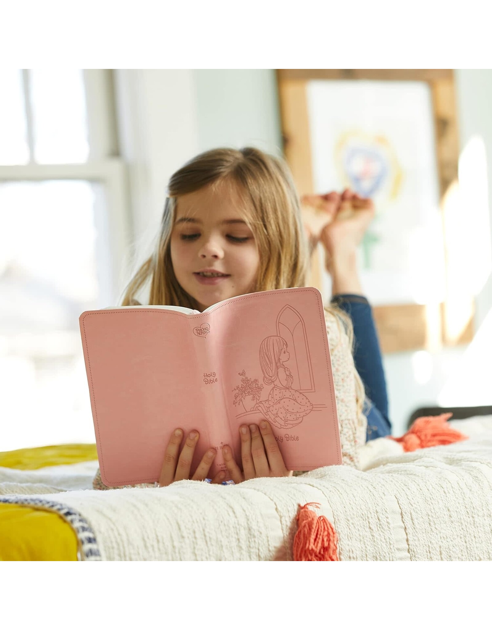 Catholic Bible Press NRSV Catholic Bible, Precious Moments, Pink Leathersoft