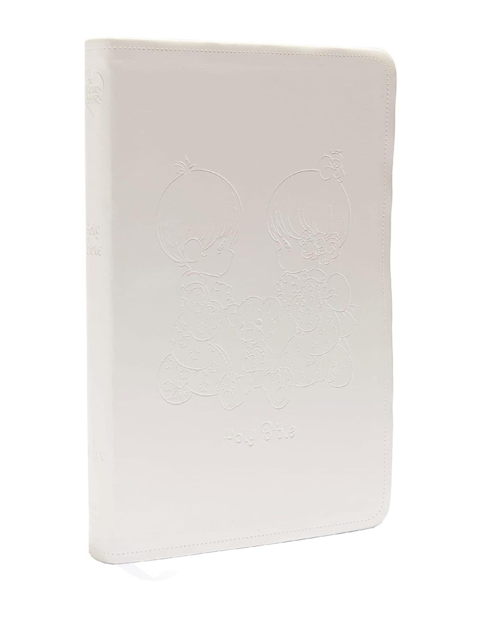 Catholic Bible Press NRSV Catholic Bible, Precious Moments, White Leathersoft