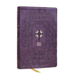 Catholic Bible Press NRSV Catholic Bible, Sacraments of Initiation, Purple Leathersoft