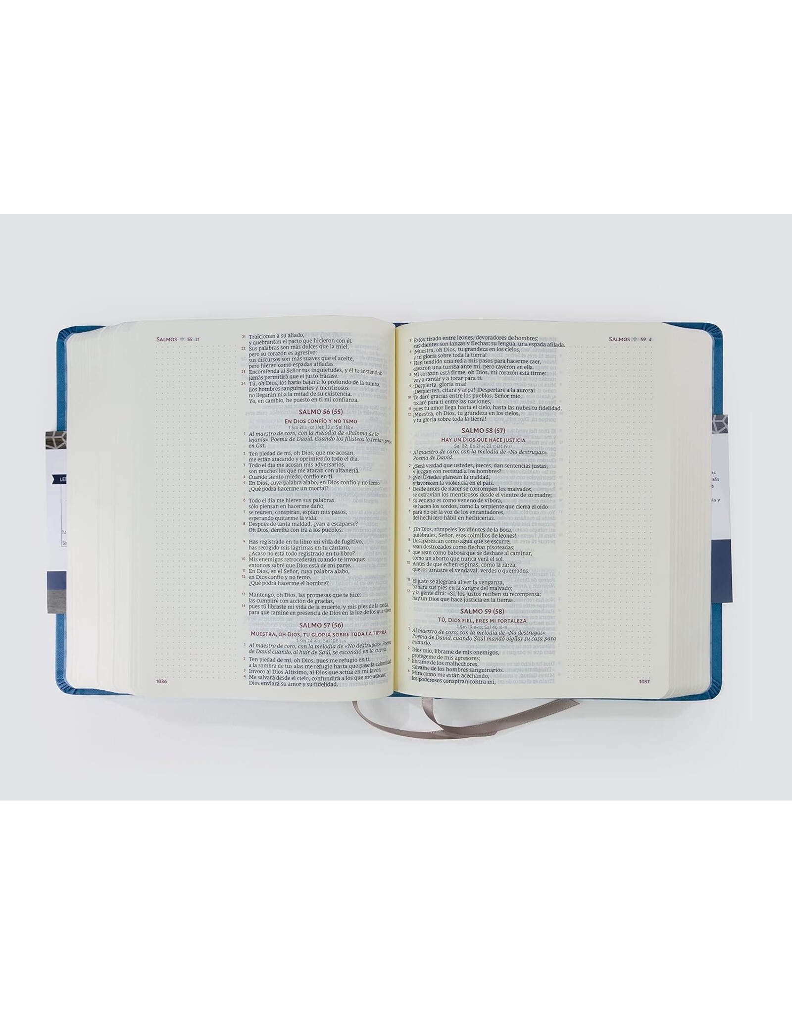 Catholic Bible Press Biblia Católica, Edición Para Notas, Tapa Dura/Tela, Azul, Comfort Print