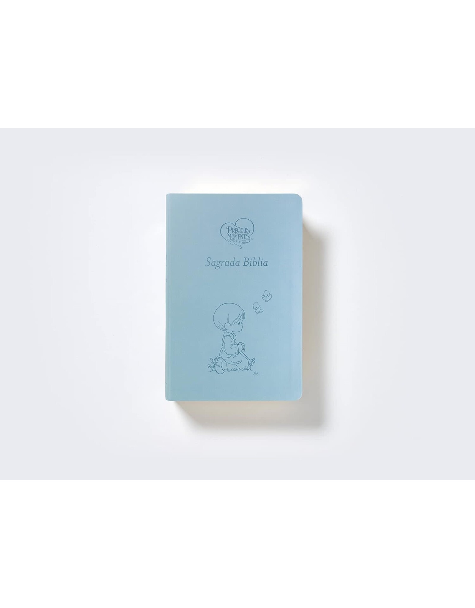 Catholic Bible Press Biblia Católica, Precious Moments(tm), Leathersoft, Azul Celeste, Comfort Print