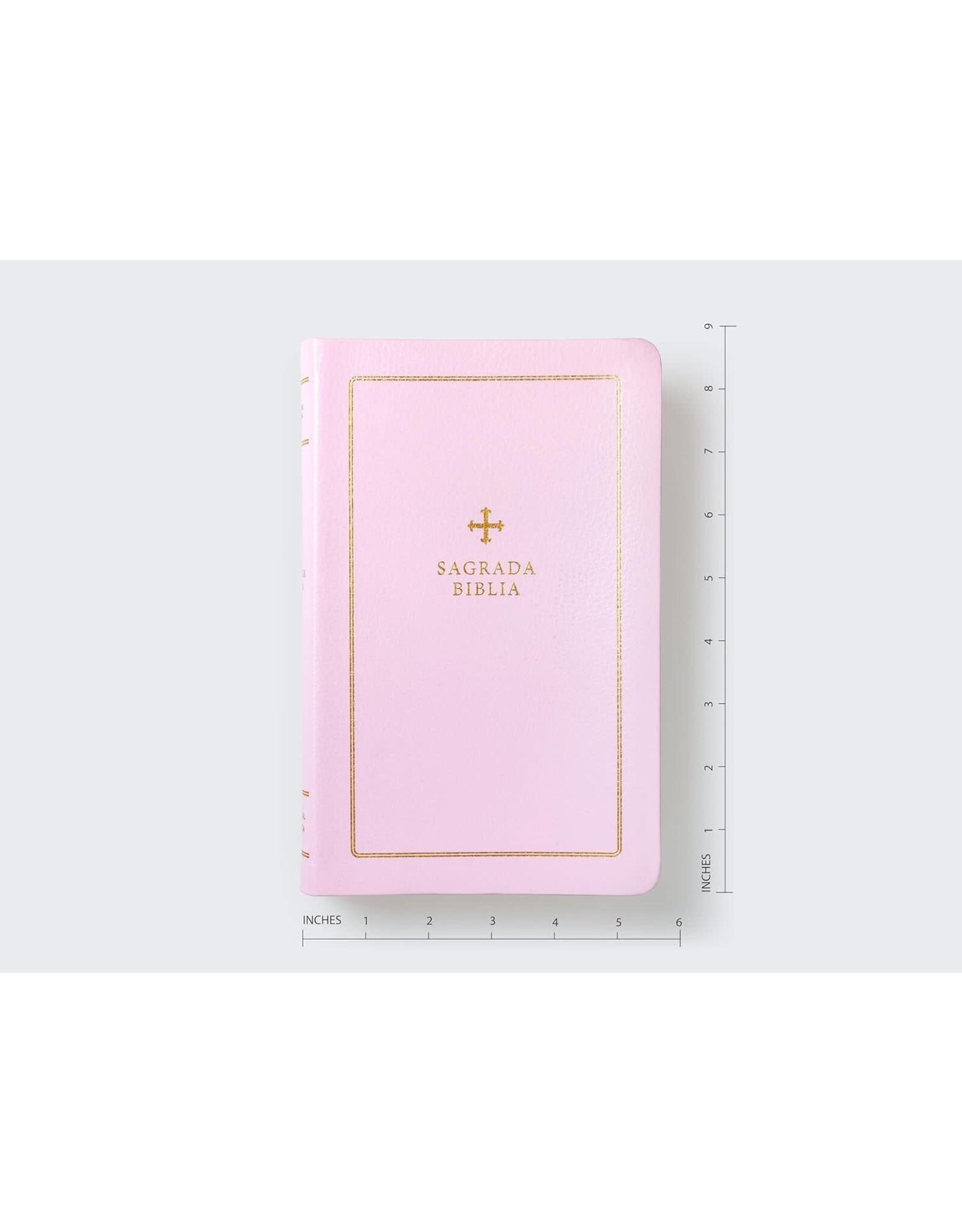 Catholic Bible Press Biblia Católica, Regalos Y Ceremonias, Piel Reciclada, Rosado, Comfort Print