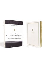 Catholic Bible Press Biblia Católica, Regalos Y Ceremonias, Piel Reciclada, Blanco, Comfort Print
