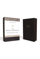 Catholic Bible Press Biblia Católica, Tamaño Personal, Leathersoft, Negra, Con Cierre, Comfort Print