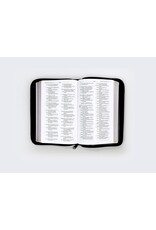 Catholic Bible Press Biblia Católica, Tamaño Personal, Leathersoft, Negra, Con Cierre, Comfort Print