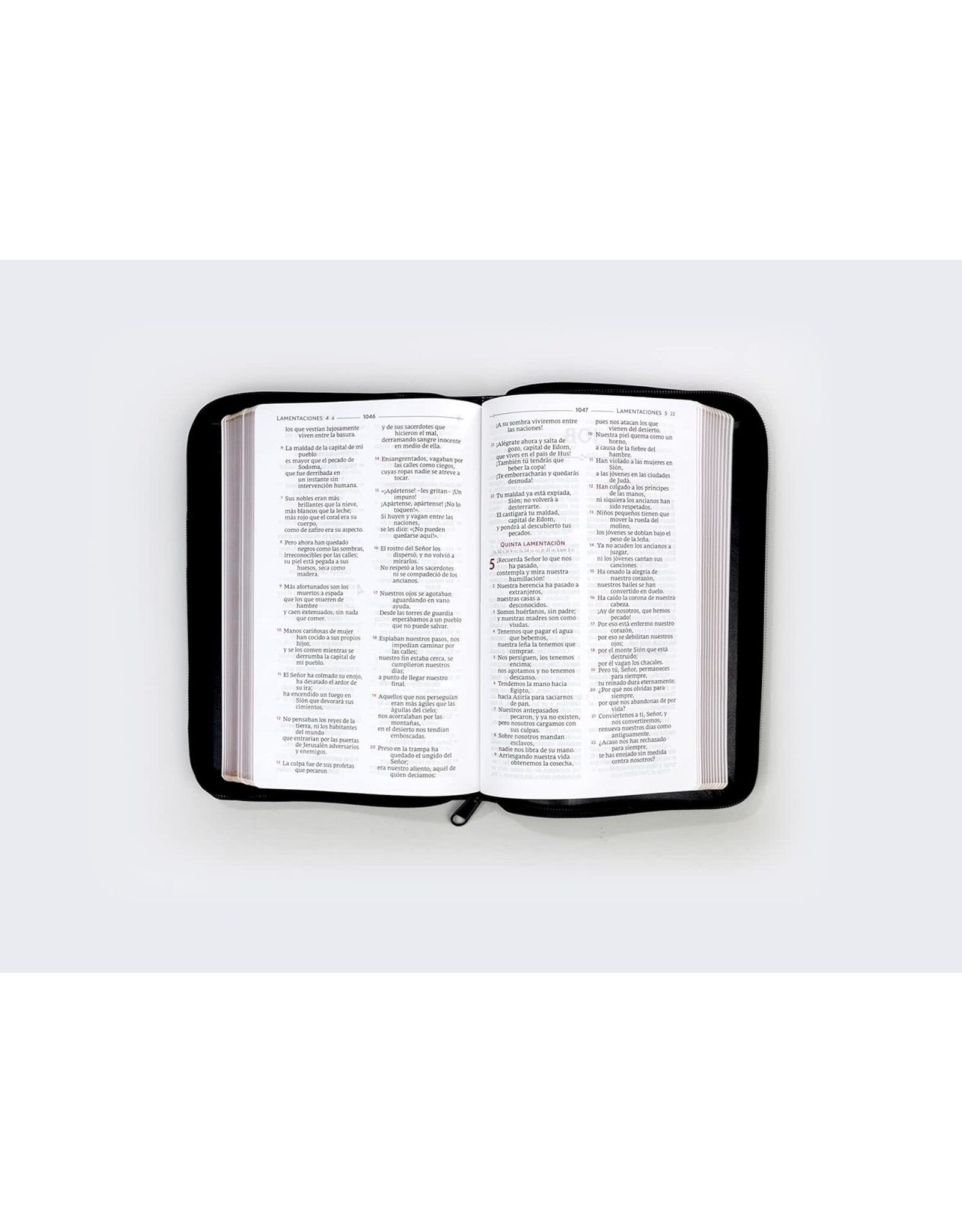 Catholic Bible Press Biblia Católica, Tamaño Personal, Leathersoft, Negra, Con Cierre, Comfort Print