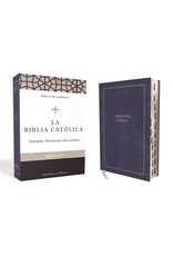 Catholic Bible Press Biblia Católica, Tamaño Personal, Tapa Dura, Azul, Con Índice, Comfort Print