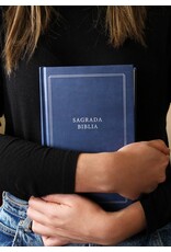 Catholic Bible Press Biblia Católica, Tamaño Personal, Tapa Dura, Azul, Con Índice, Comfort Print