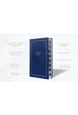 Catholic Bible Press Biblia Católica, Tamaño Personal, Tapa Dura, Azul, Con Índice, Comfort Print