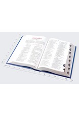 Catholic Bible Press Biblia Católica, Tamaño Personal, Tapa Dura, Azul, Con Índice, Comfort Print