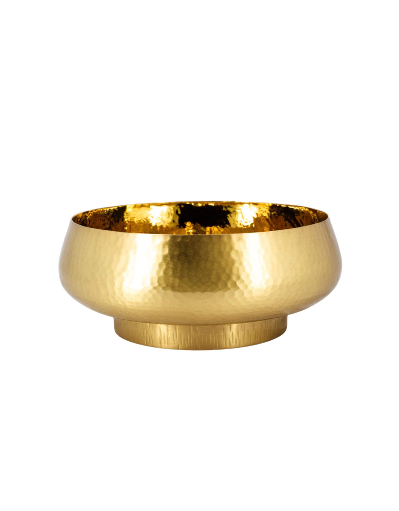 Elleci Open Ciboria - Brass Hammered (Gold Plated)