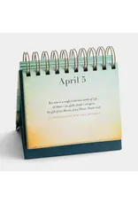Dayspring Perpetual Calendar (Day Brightener) - Anxious for Nothing (Max Lucado)
