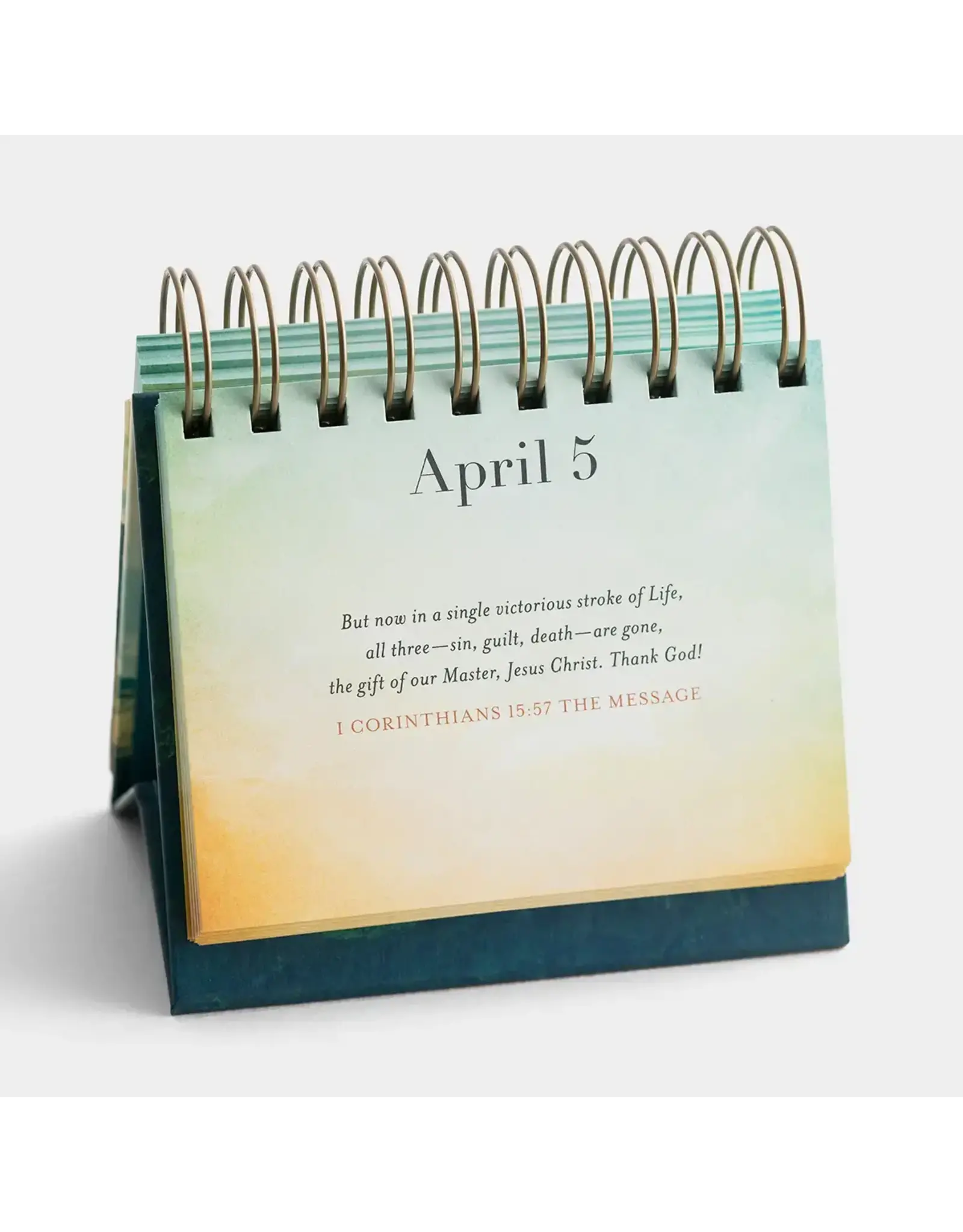 Dayspring Perpetual Calendar (Day Brightener) - Anxious for Nothing (Max Lucado)