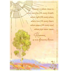 Christian Celebrations Sympathy Card - Heaven