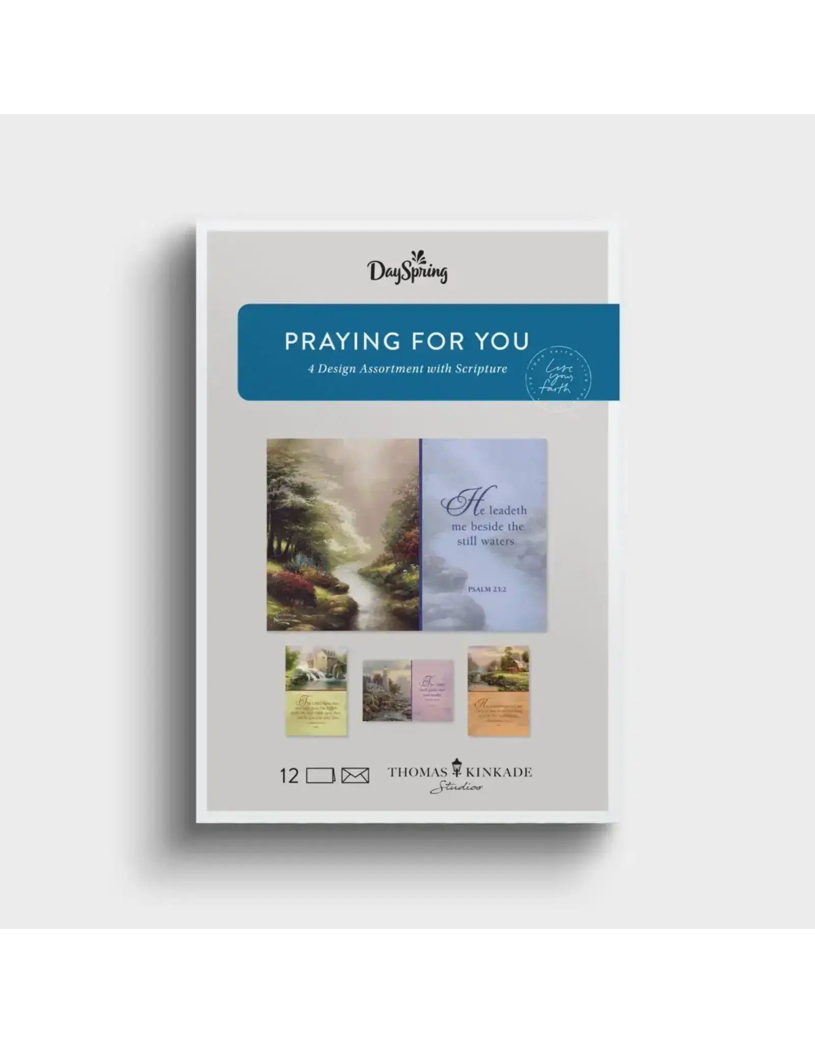 Dayspring Boxed Cards - Praying for You, Thomas Kinkade (12)