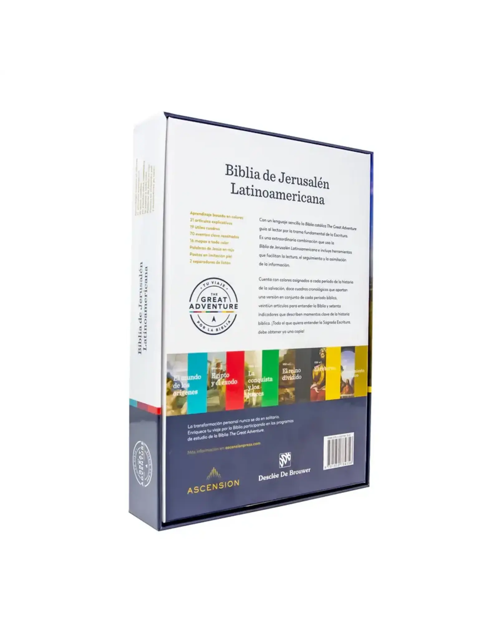 Ascension Press Biblia de Jerusalen Latinoamericana  (Great Adventure Catholic Bible)