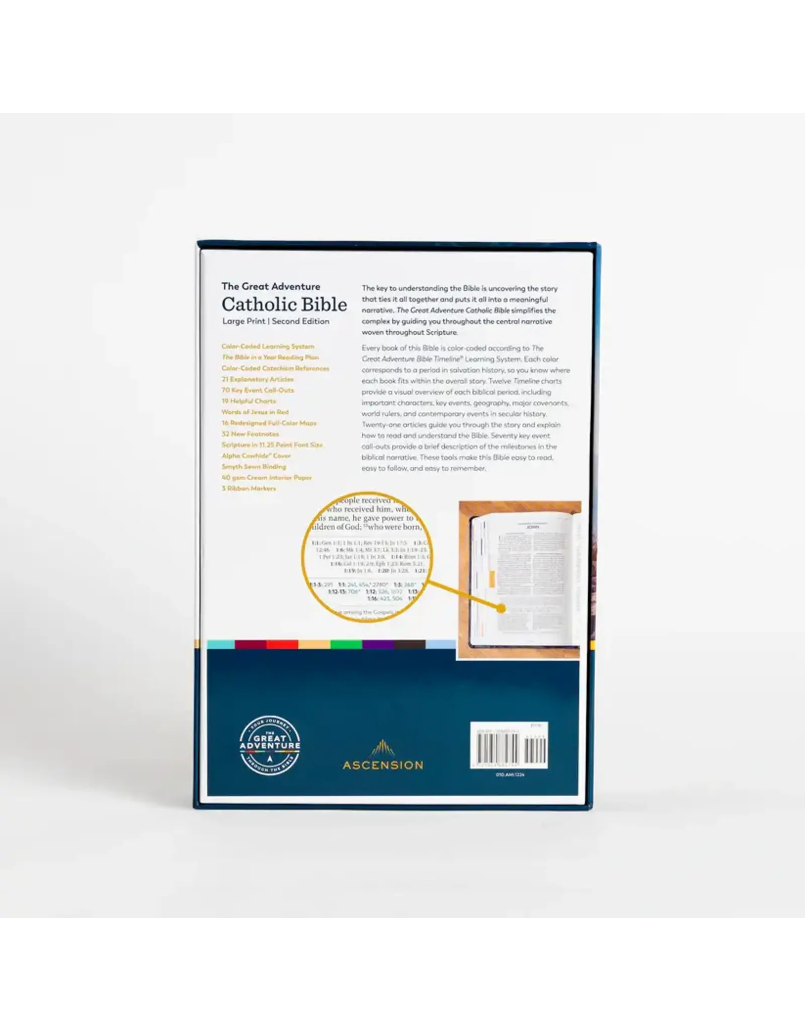 Ascension Press Great Adventure Catholic Bible - Large Print (SECOND EDITION)